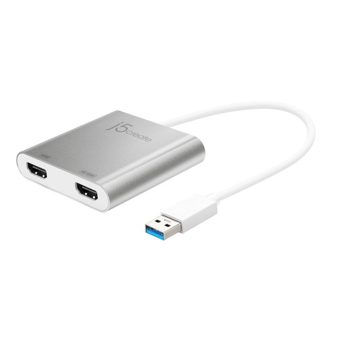 J5 Create JUA365 USB™ 3.0 to Dual HDMI™ Multi-Monitor Adapter