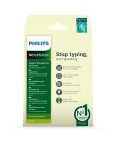 Philips DVT2805 Speech Recognition Software for Voice Tracers