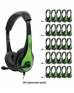 AVID AE-36 Green Headset 30 Unit Classpack