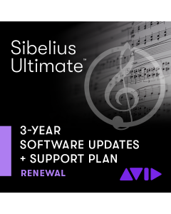 Avid Sibelius Ultimate 3-Years Software Updates + Support Plan - GET CURRENT (9938-30013-01)