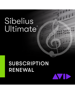 Avid Sibelius Ultimate 1-Year Software Updates + Support Plan - Multiseat RENEWAL LICENSE (Channel) (9938-30089-00)