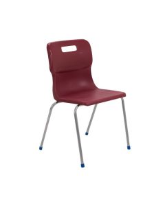 Titan 460 HIGH FOUR LEGGED TITAN CHAIR - BURGUNDY