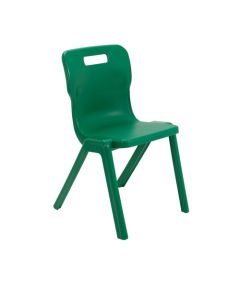 Titan 460 HIGH GREEN TITAN ONE PIECE POLYPROPYLENE CHAIR