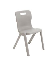 Titan 460 HIGH GREY TITAN ONE PIECE POLYPROPYLENE CHAIR