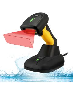 Adesso NuScan 5200TR 2.4GHz RF Wireless Antimicrobial, Waterproof, Industry Wireless 2D Barcode Scanner