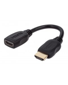 Z Manhattan HDMI with Ethernet Extension Cable, 4K@60Hz (Premium High Speed), Male to Female, Ultra HD 4k x 2k