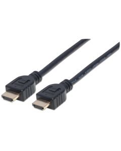 Manhattan HDMI Cable with Ethernet (CL3 rated, suitable for In-Wall use), 4K@60Hz (Premium High Speed), 2m