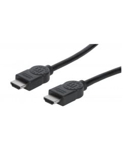 Z Manhattan HDMI Cable with Ethernet, 4K@60Hz (Premium High Speed), 2m, Male to Male, Black, Ultra HD 4k x 2k