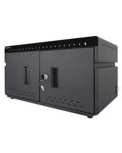 Z Manhattan Charging Cabinet via USB-C x20, Desktop, PD 18W per port, Bays 264x22x235mm, EU & UK power cords