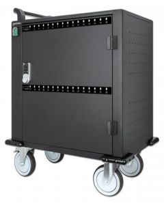 Z Manhattan Charging Cabinet via USB-C x32, Trolley, PD 18W per port, Bays 330x22x235mm, EU & UK power cords