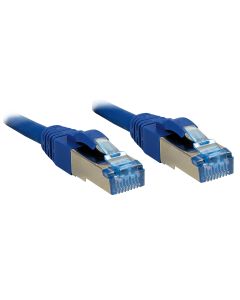 Lindy 3m CAT6a S/FTP LS0H Snagless Gigabit Network Cable, Blue