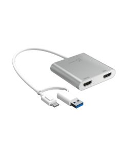 J5Create JCA365-N USB-C to Dual HDMI Multi-Monitor Adapter