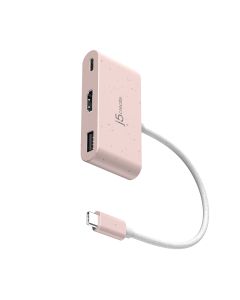 J5Create JCA379ER-N Eco-Friendly USB-C to HDMI & USB Type-A with Power Delivery
