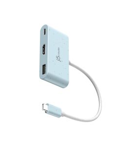 J5Create JCA379EC-N Eco-Friendly USB-C to HDMI & USB Type-A with Power Delivery