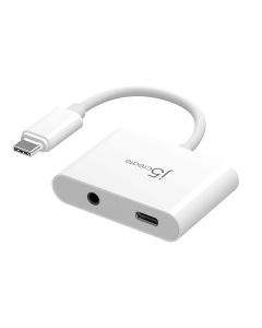 J5Create JCA122-N USB-C to 3.5mm Audio Adapter with Power Delivery