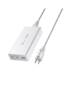 J5Create JUP37185W-FN 185W GaN PD 3.1 USB-C 3-Port Charger