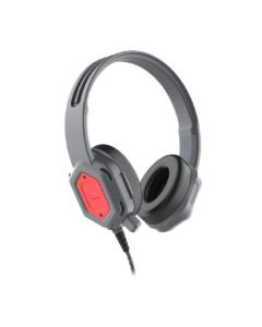 Brenthaven Edge Rugged Headset w/ Red 3.5mm Adapter - Gray