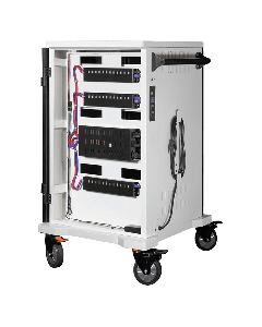 Power Technologies AC-SYNC Premium 36 Bay Secure, Sync, Charging Cart - 220V-UK