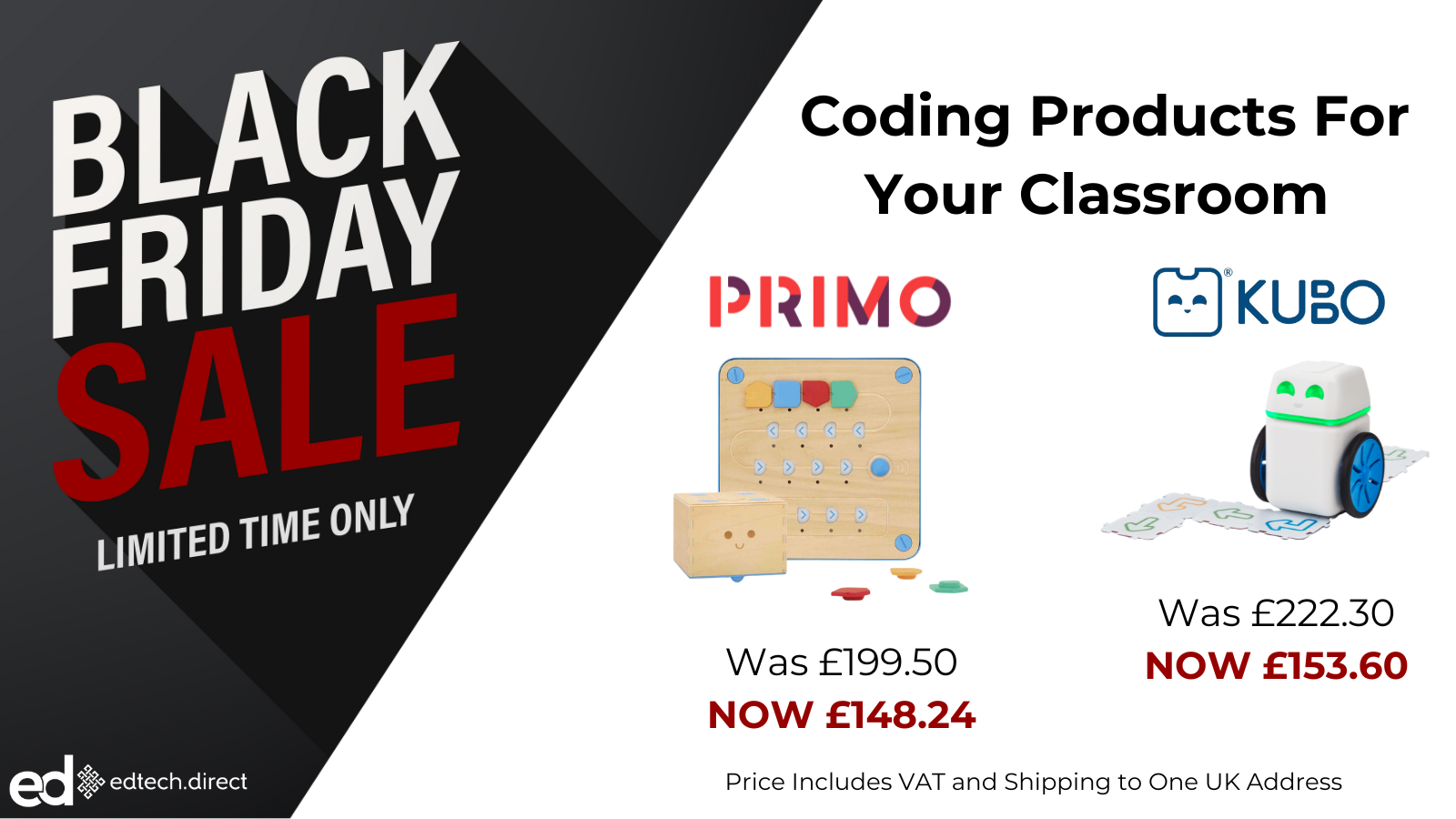 Black Friday Special offer on Cubetto and KUBO