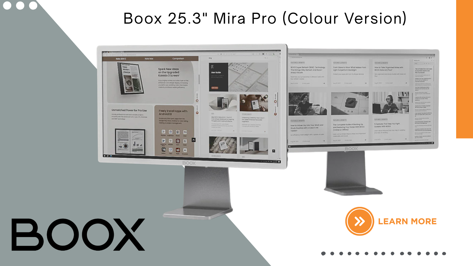 Boox 25.3 Mira Pro Colour