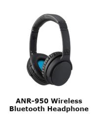 Andrea Communications ANR-950 Wireless Bluetooth Headphone with Active Noise Reduction