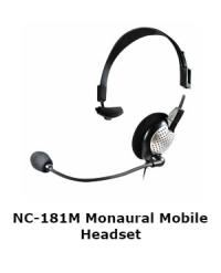 Andrea Communications NC-181M Monaural Mobile Headset