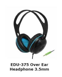 Andrea Communications EDU-375 Over Ear Headphone with 3.5mm Jack Plug