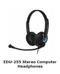 Andrea Communications EDU-255 Stereo Computer Headphones