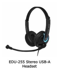 Andrea Communications EDU-255 Stereo USB-A Headset