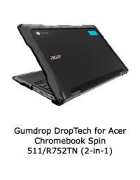 Gumdrop DropTech for Acer Chromebook Spin 511/R752TN (2-in-1)