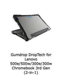 Gumdrop DropTech for Lenovo 500e/500w/300e/300w Chromebook 3rd Gen (2-in-1)