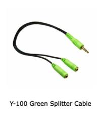 Andrea Communications Y-100 Green Splitter Cable