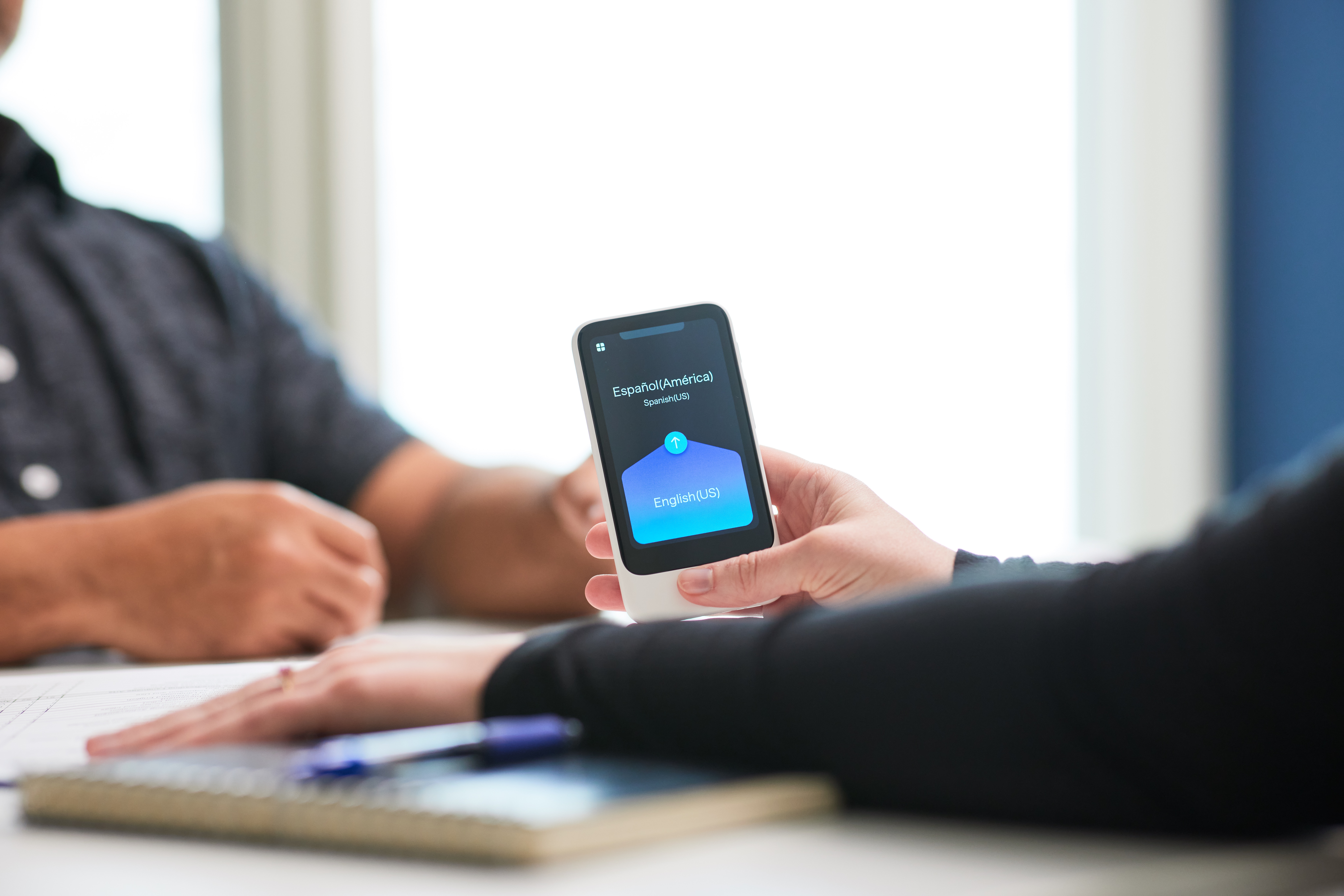 Pocketalk in classroom