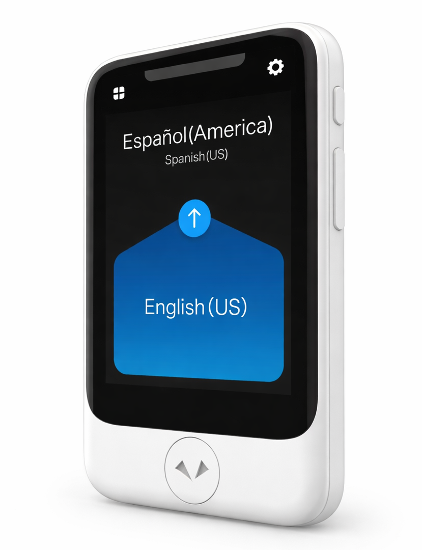 Pocketalk translation device